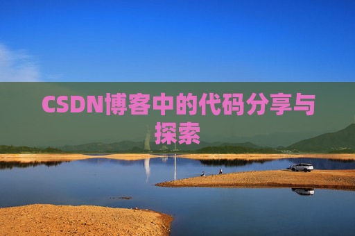 CSDN博客中的代码分享与探索